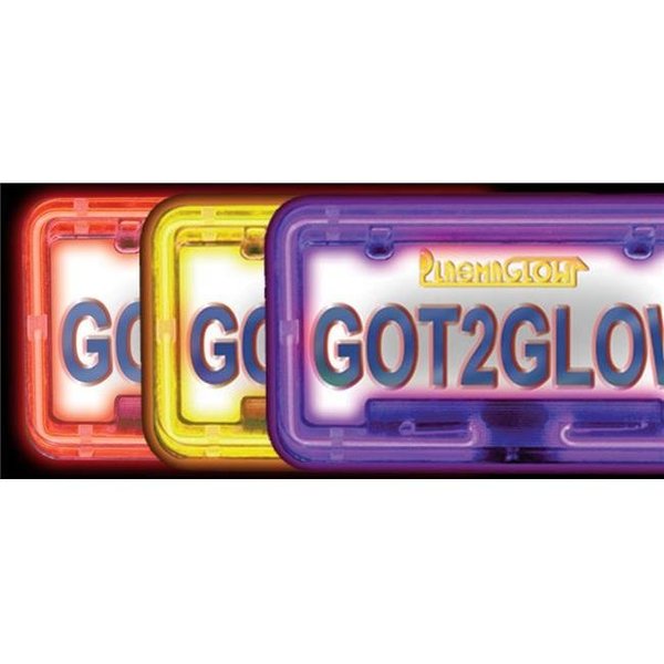 Plasmaglow PlasmaGlow 10993 Color-Changing LED License Plate Frame 10993